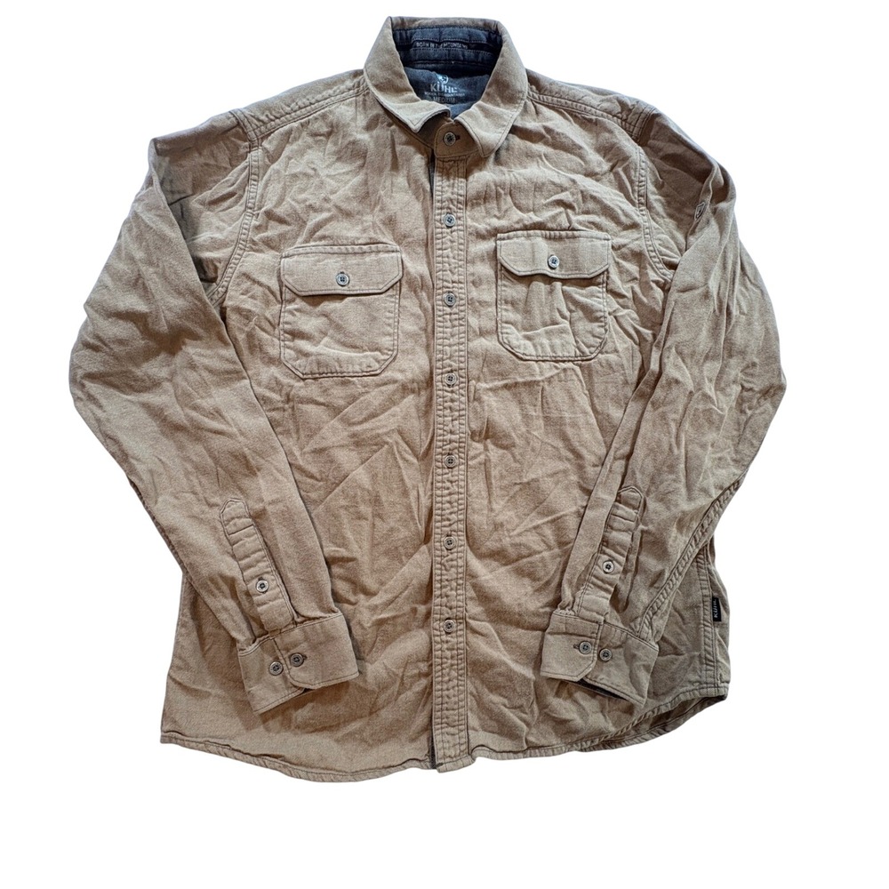 Kuhl Men's Casual Button-Down Shirt in Tan